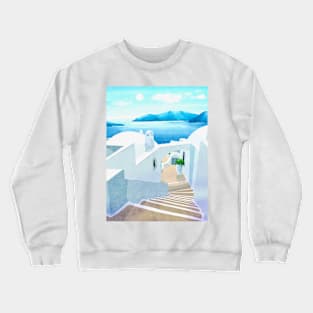 Santorini A Crewneck Sweatshirt